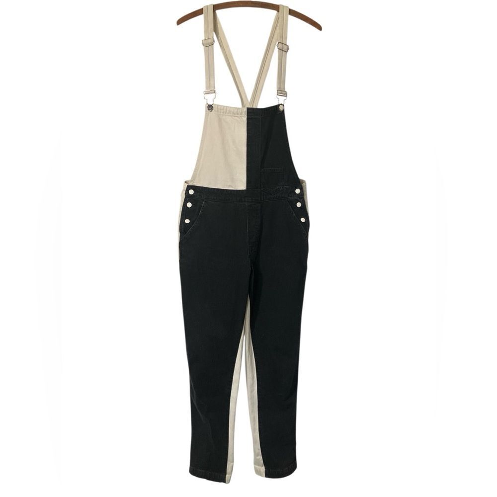 Vintage Guess Overalls Size 28 (US6) 80’s Colorblock Retro Mod
